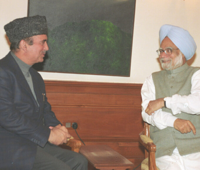 Manmohan Singh and Ghulam Nabi Azad
