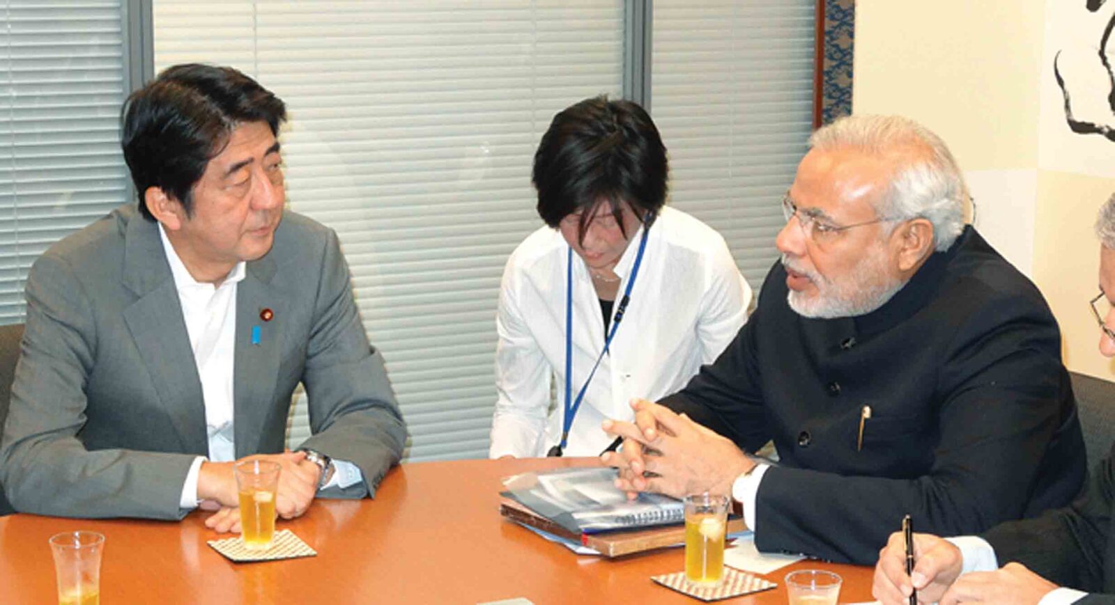 Globe Scan Modi goes to Tokyo Gfiles India 